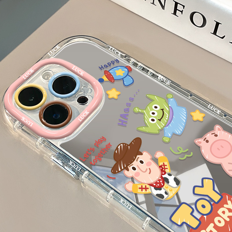 Mainan Corat-coret Hewan Monster Kecil case Hp Iphone 11 Pro Max Xs Xr 12 13 14 15 Plus