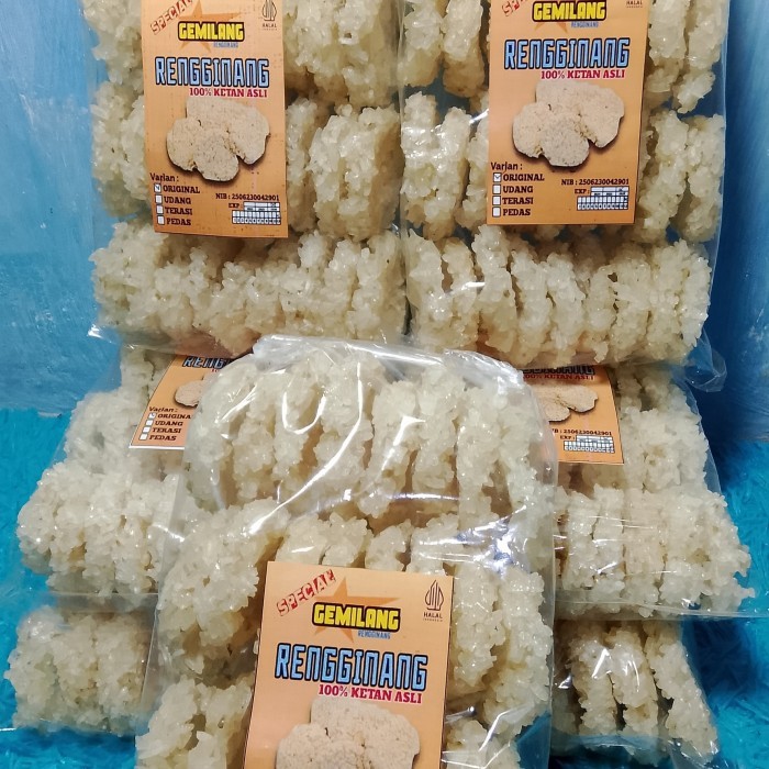 

Termurah Rengginang original ketan asli "GEMILANG" varian sedang -+ 500g BTK