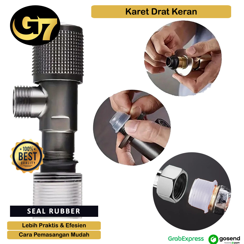 Seal Tape Karan Air Karet Anti Bocor Seal Kran Air Silikon Tahan Panas Dingin Sealtape Anti Bocor Pe