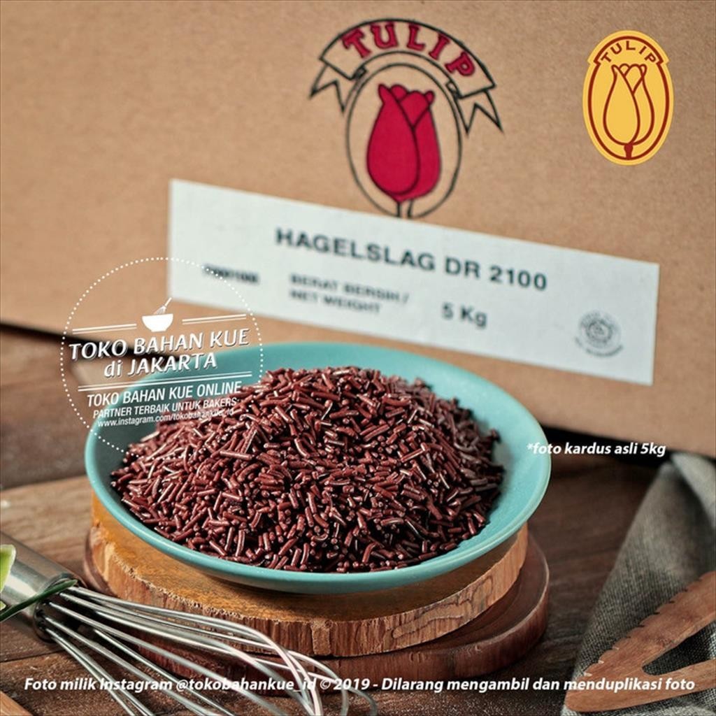 

Tulip Mesis HAGELSLAG DR2100 100gr Meises Cokelat Coklat Premium Enak