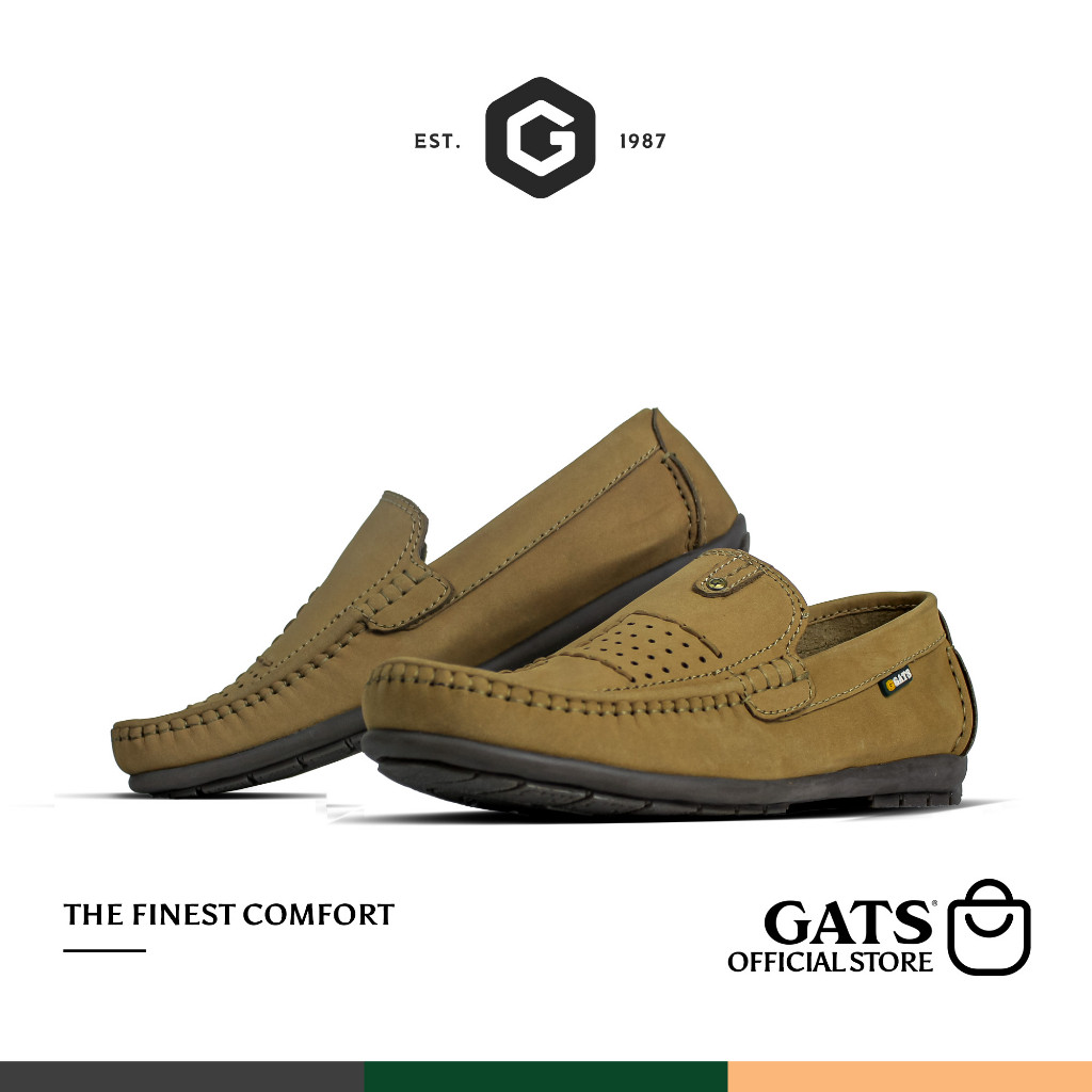 GATS - HK 0003 - Sepatu Pria Slip On Casual