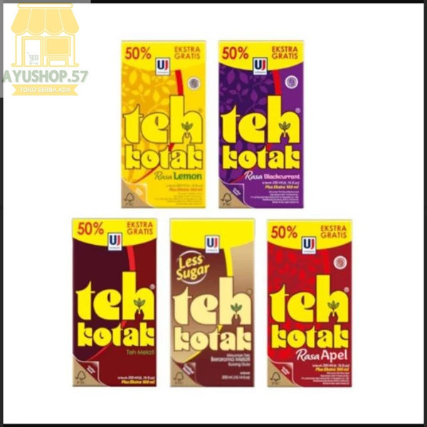 

Teh Kotak All Rasa [4 x 250mL] - Lemon - AYUSHOP57
