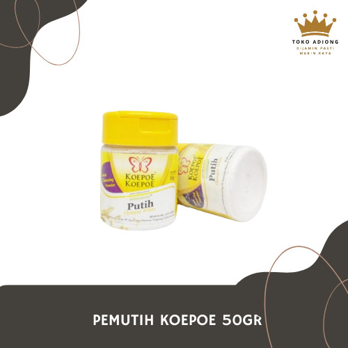 

PEWARNA PUTIH BUBUK KOEPOE 50gr / putih koepoe / bubuk pewarna