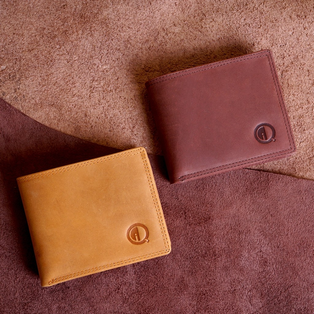 Dompet LIPAT Pria Pendek Lipat Full Kulit Sapi ASLI QI LEATHER PREMIUM / Dompet Cowok Slim 16 slot -