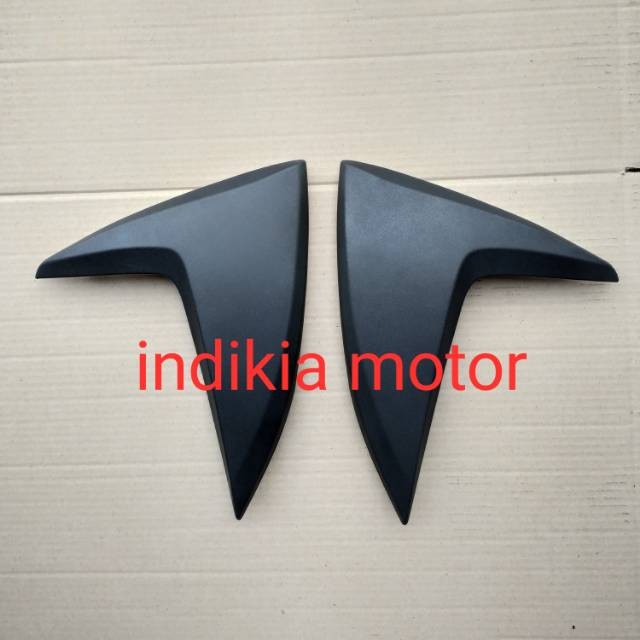 cover body depan tameng panel sayap samping vario 110 fi LED hitam abu dop 2015 2016 2017 2018