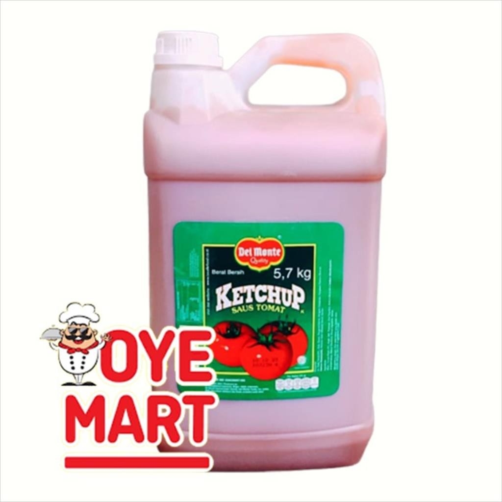 

DELMONTE TOMATO SAUCE GALON 5,7KG / SAUS TOMAT JERIGEN