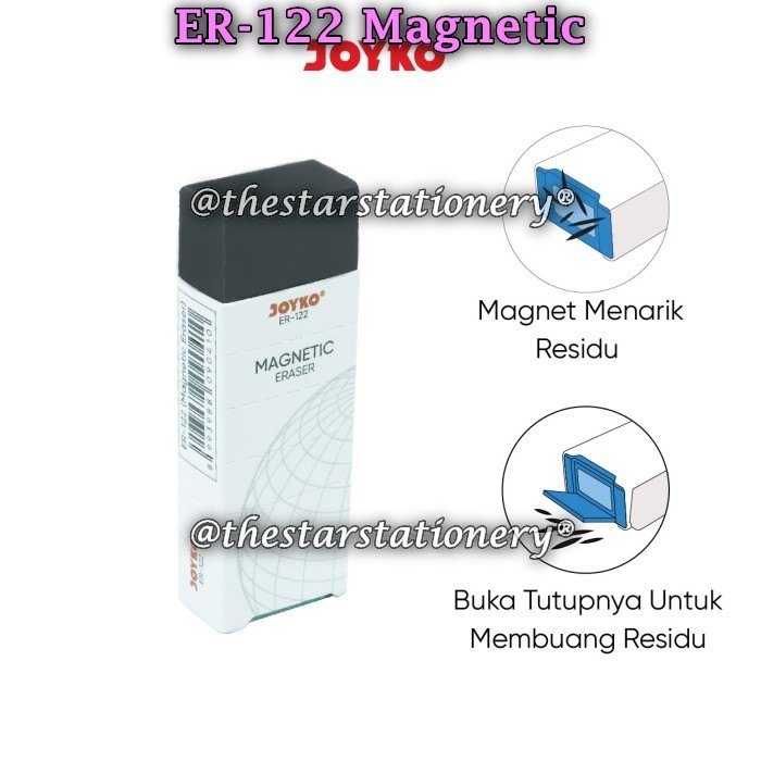 

(1 Biji) GROSIR Penghapus JOYKO ER-122 Magnetic / Magnetic Eraser Joyko ER-122 (1 Biji)