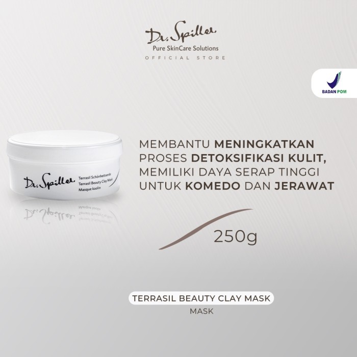 Dr Spiller Terrasil Beauty Clay Mask 250g - Masker Wajah Detoksifikasi