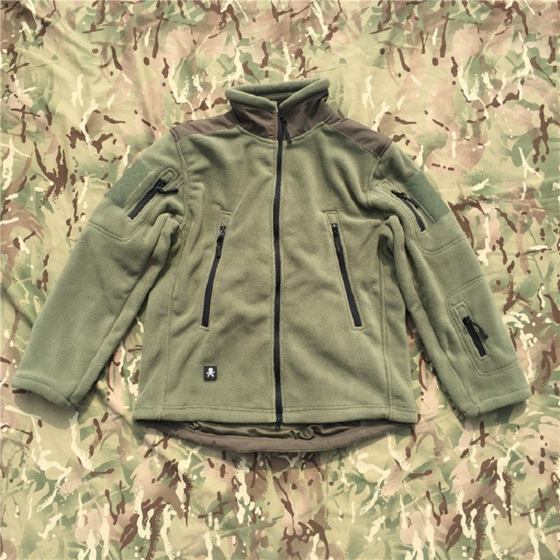 

Cold Resistant Fleece Fabric Jacket, Warm Jacket, Soft Shell, Inner Liner Green, 400g