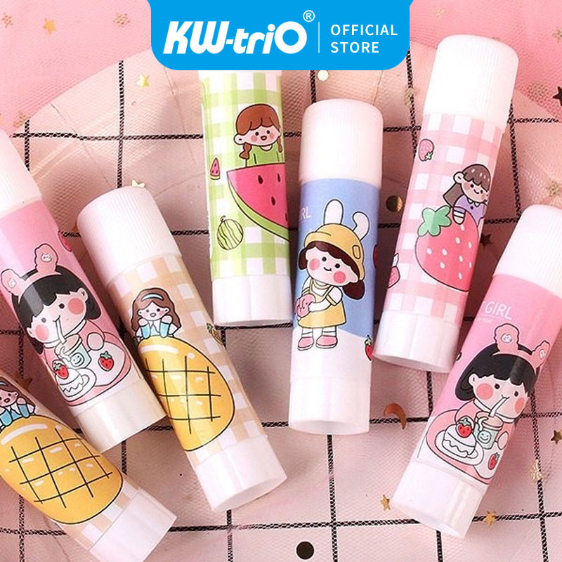 

Lem glue Stick/Lem Kertas stick/Lem putar katakter/Lem Batang Motif Kartun Lucu/Lem Stik Batang Aman untuk Anak