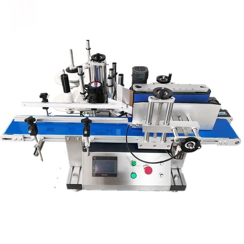 

New Arrival Best Price Tabletop Vial Sticker Automatic Round Bottle Labeling Machine With Conveyor, Label Printing Machine