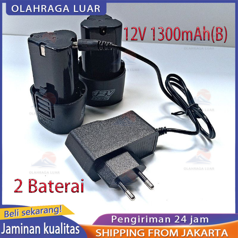 Kirim Sekarang2PCS batrai baterai bor cordless 12v 12 volt jld Baterai Bor Cordless Li-Ion 12 Volt