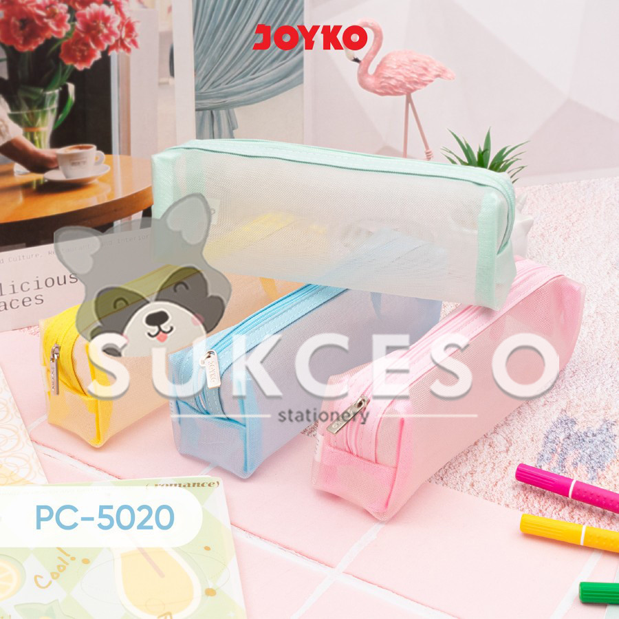 

Joyko Pencil Case PC-5020 / Kotak Tempat Pensil Jaring Pastel Murah