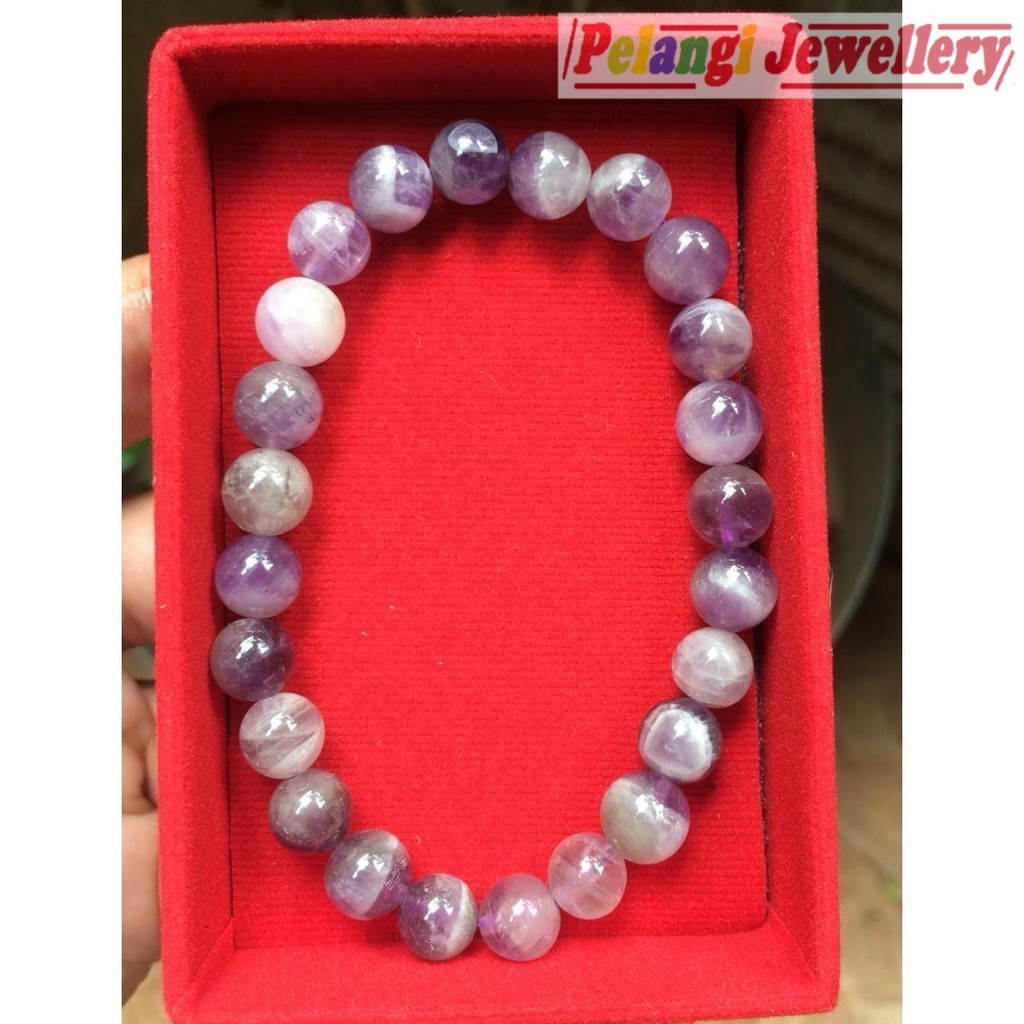 Gelang Batu Permata Amethyst/Kecubung Asihan HQ