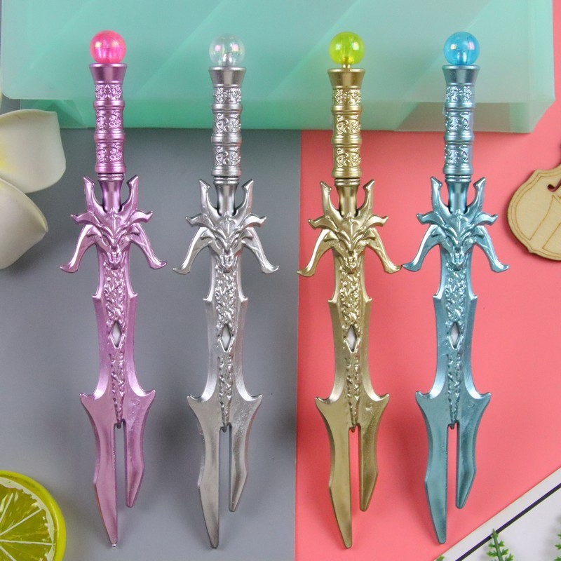 

1 New Creative orb shura knife gel pen cute stationery student water-based pen personalized office pen factory wholesale. Random