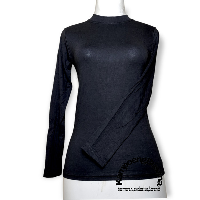 ✨TERLARIS - MANSET BAJU/MANSET/MANSET KAOS/MANSET BAJU WANITA/MANSET BAJU - Hitam, M