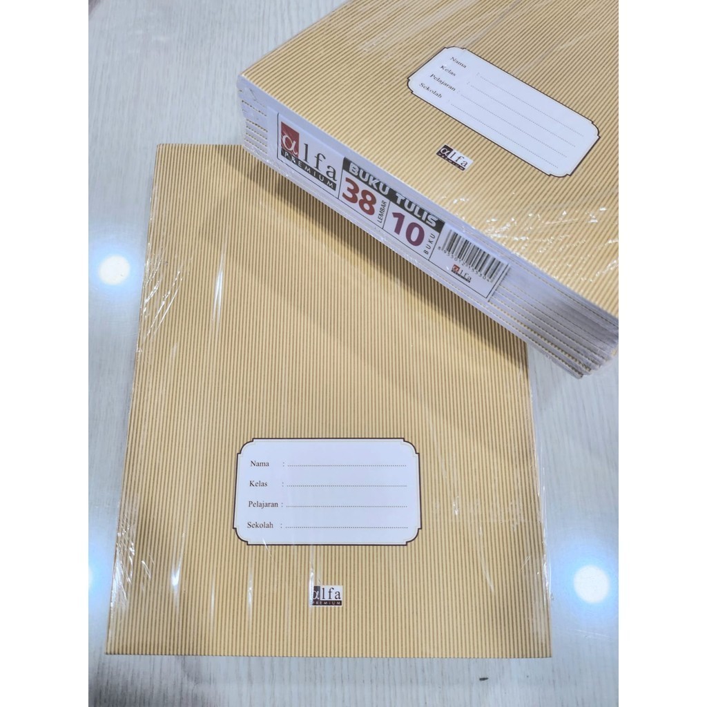 

Buku Tulis Kraft Alfa 38 Lembar Newstar Sampul Coklat