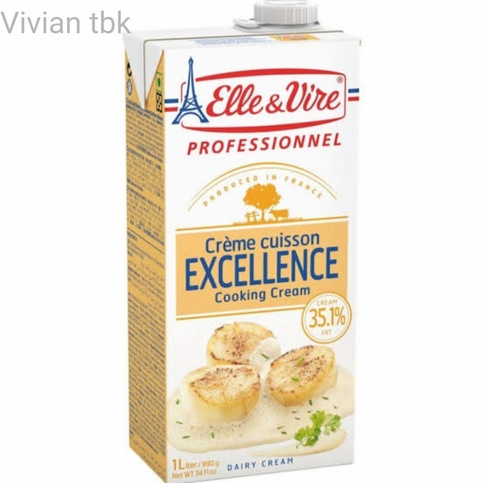 

vv SAME DAY ! Cream Cooking | Whipping Cream - Elle & Vire 1L - WHIPPING CREAM