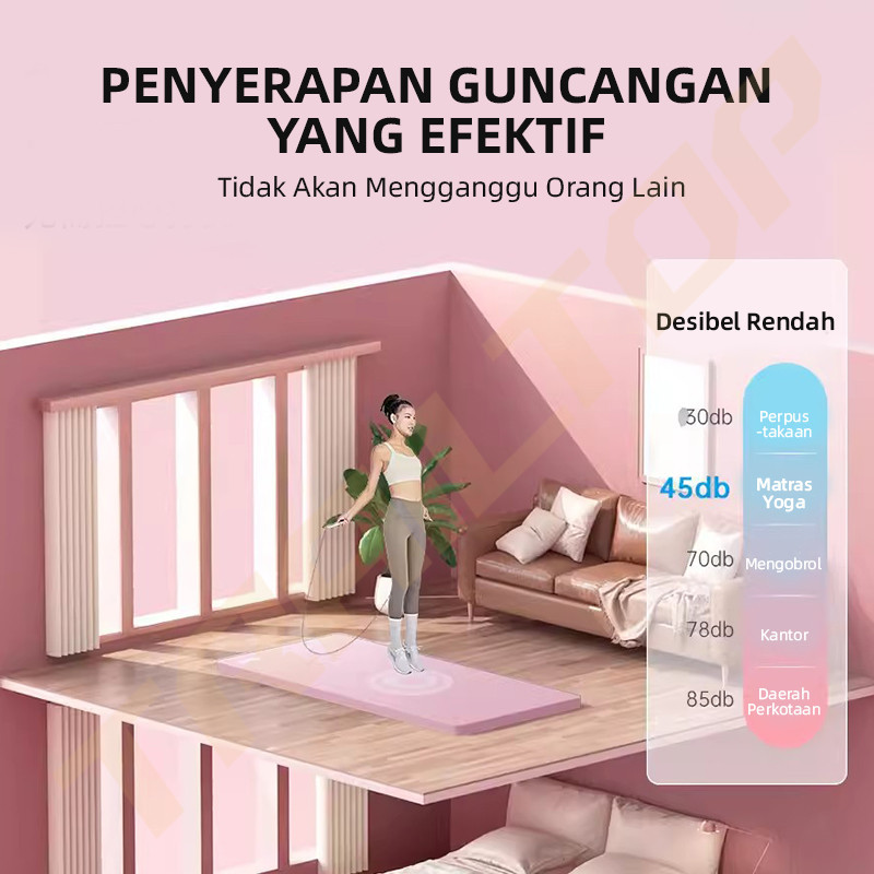TrailTop Matras Olahraga Dan Tummy Trimer Fitnes Set Karpet Olahraga Workout Alat Olahraga Pengecil