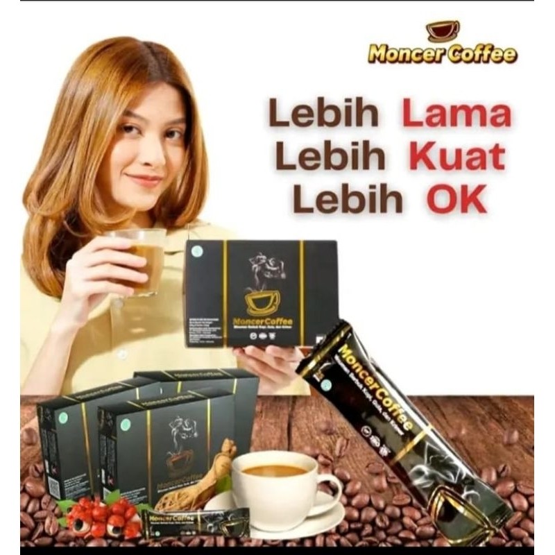

Monnceer Cofee Kopi Herbal Anti Loyo Ampuh Sudah Bpom