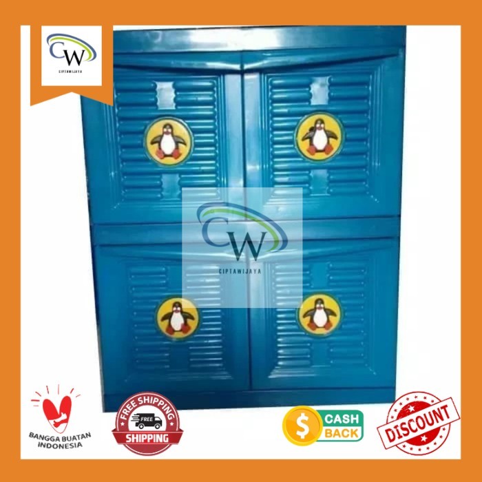 Lemari Plastik susun 2 PH Multi Club / Lemari Besar Susun 2 PH