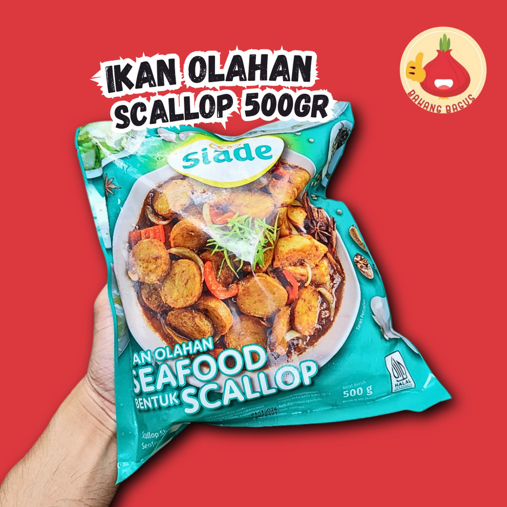 

Siade Scallop / Olahan ikan Bentuk Scallop