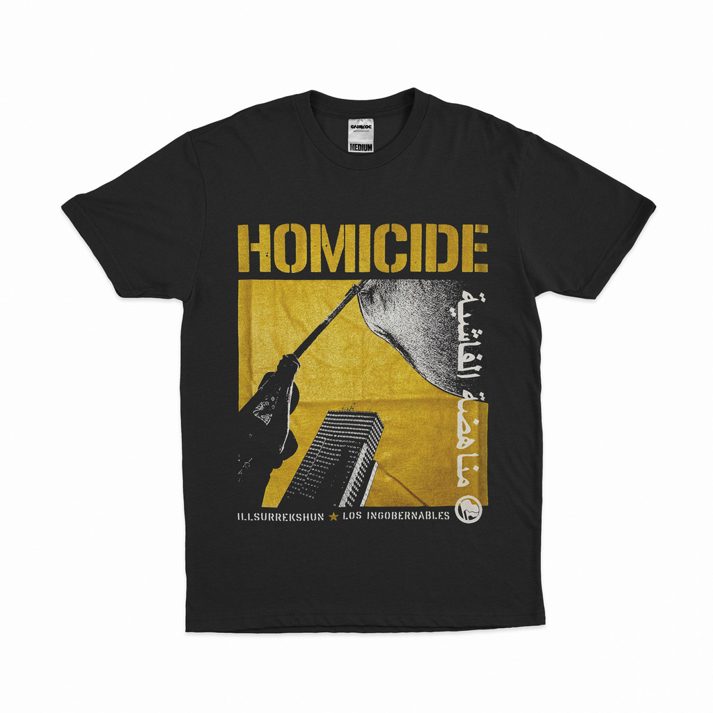 Ready Stock - Tshirt Homicide - Organize Gold