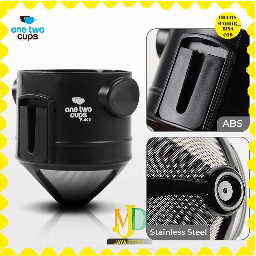 

One Two Cups Filter Penyaring Kopi Portable Cone Coffee Dripper - F-402