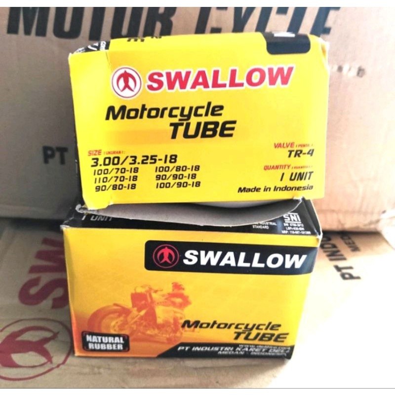 (Ready COD)Ban Dalam Swallow Ukuran 300/325-18 | Ban Motor Bebek Matic Ring 18,Motor Sport,Motor Ged