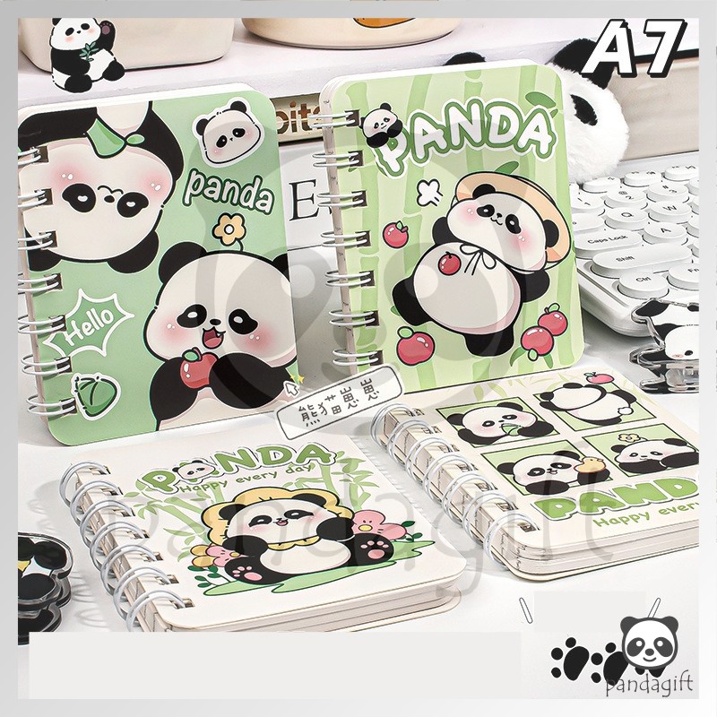 

(1Pcs) Buku Tulis Mini Ring A7 Motif Kartun Notebook Ring Cartoon Notepad Sanrio Kuromi - GG0240