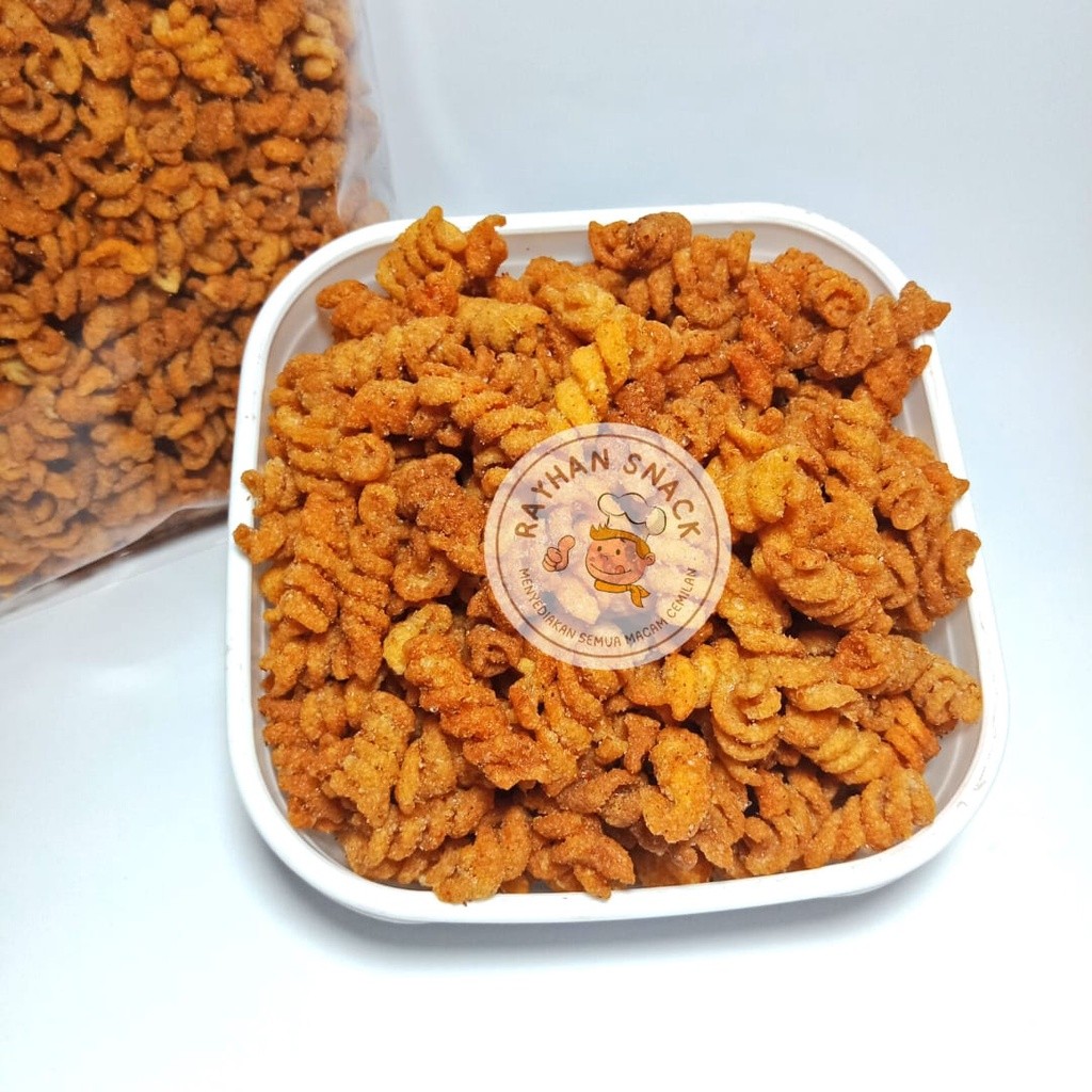 

Makaroni Spiral Pedes 250gr Macaroni Ulir Pedas