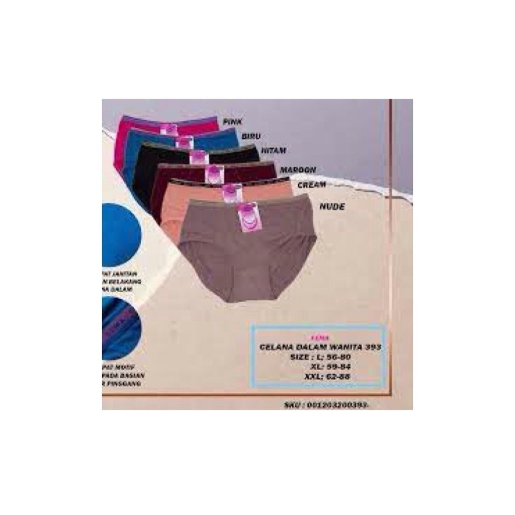 (CDF393&391)Celana Dalam Wanita Cd Wanita CELANA DALAM POLOS  CD IMPORT UK L, XL & XXL (JUMBO) FEMA 