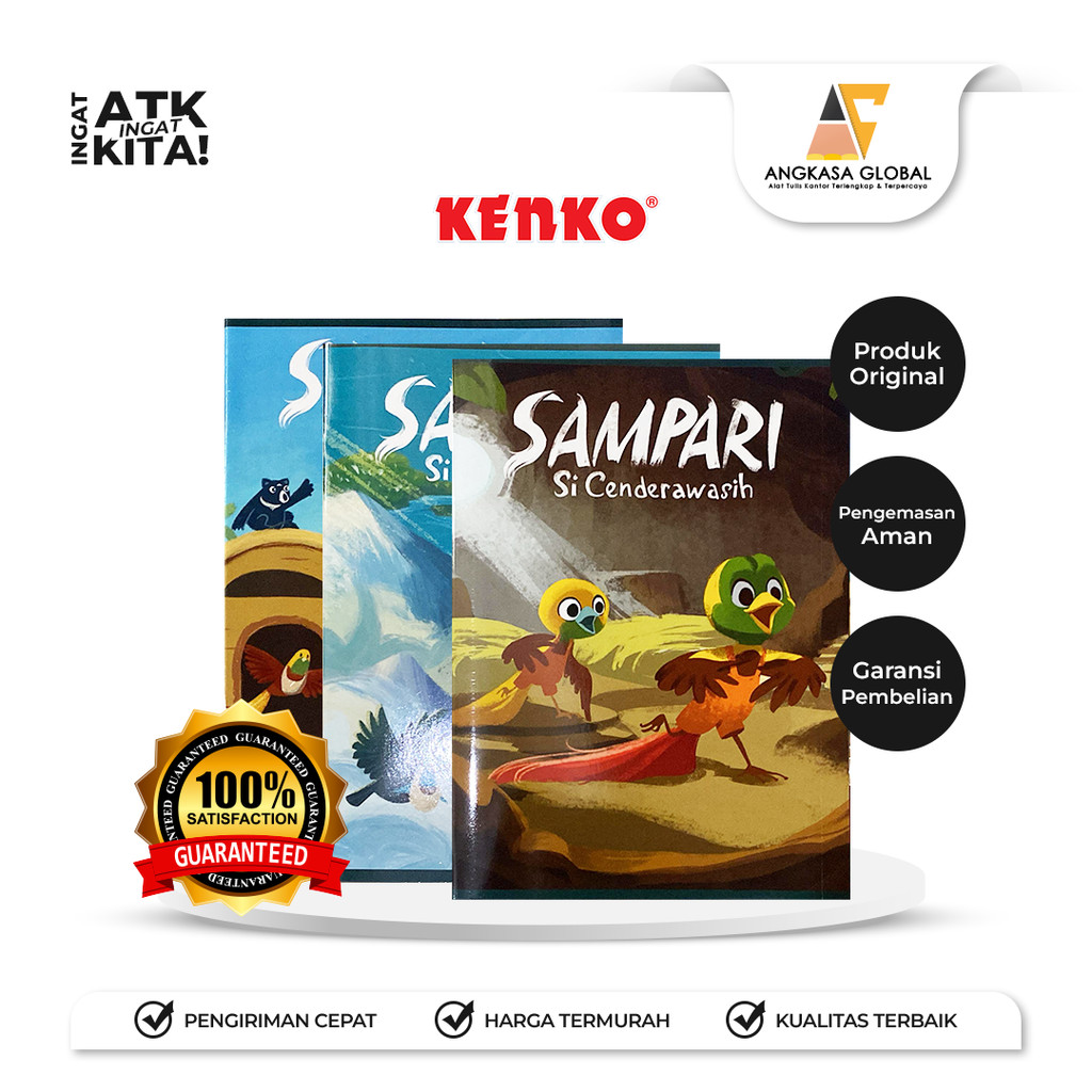 

KENKO BUKU TULIS BOXY BT-1825-36-SPR (1PACK/ 10PCS)