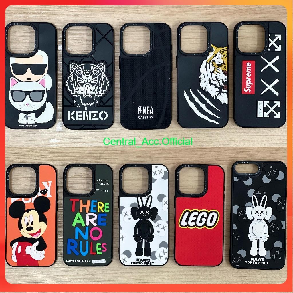 (BISA PILIH MOTIF) [ IPHONE 7 | 7 PLUS | 8 | 8 PLUS | X | XS | XR | XS MAX ] PREMIUM CASE TIFY 3D IP