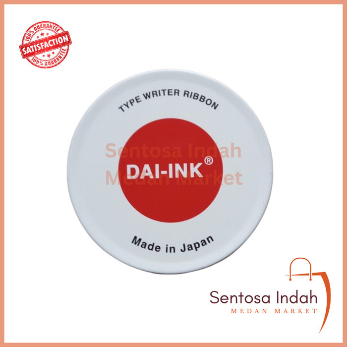 

Pita Mesin Ketik Manual/Type Writer Ribbon DAI-INK Hitam
