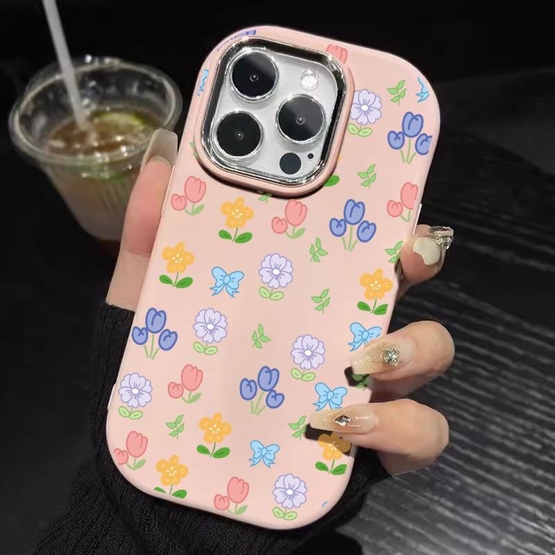 Casing Hp  For Vivo V15 V20 Pro V23 5G V27 V27 Pro V27e V29 V29E V30 5G Case Silikon Oval Logam Lens