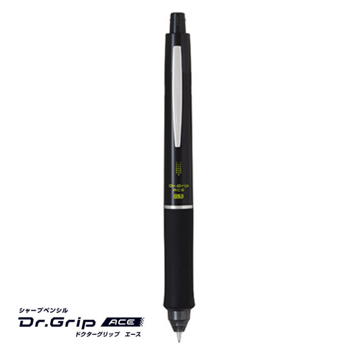 

BEST PRODUCT!!! Pilot Dr. Grip Ace Mechanical Pencil 0.5mm Pensil Mekanik Soft Grip - Black