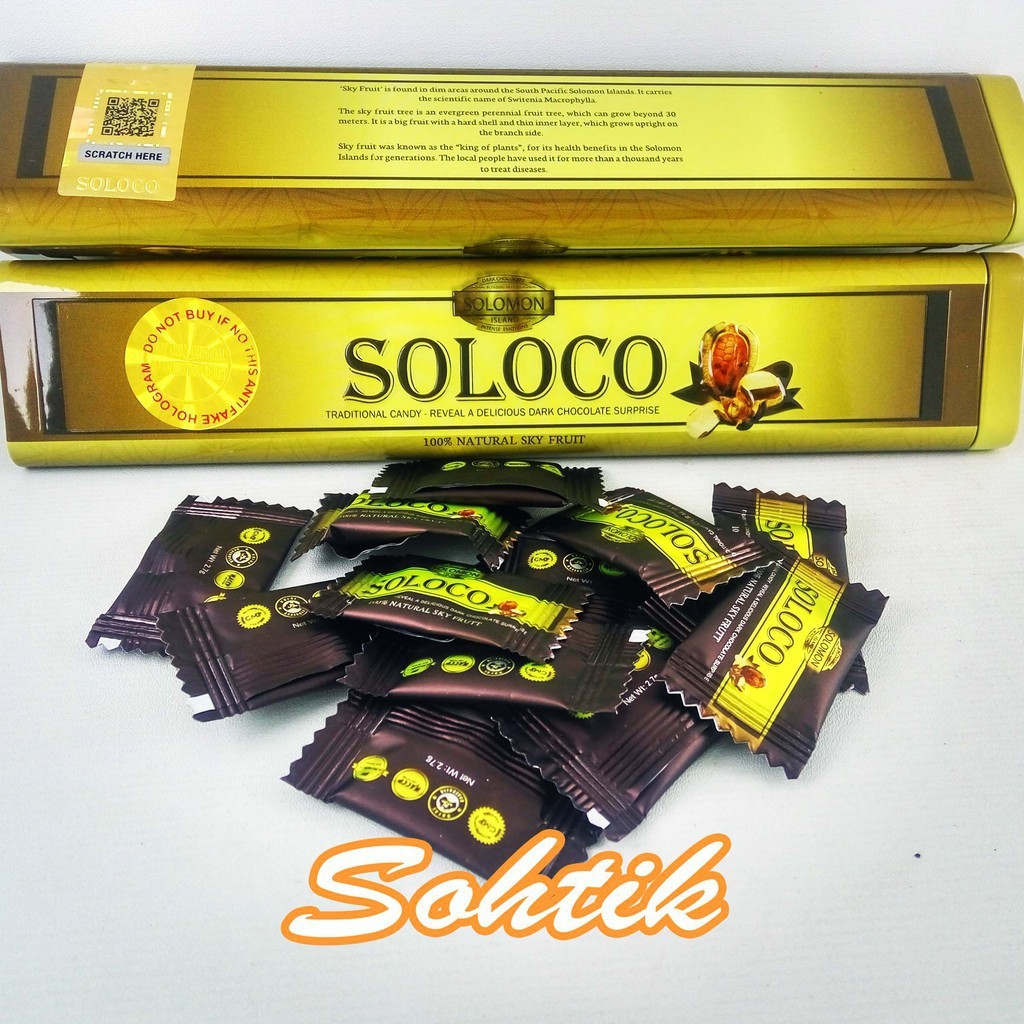 

Terbukti Mujarab Stamina Pria Permen Coklat SOLOCO Rasa Coklat Permen Candy ORIGINAL AU