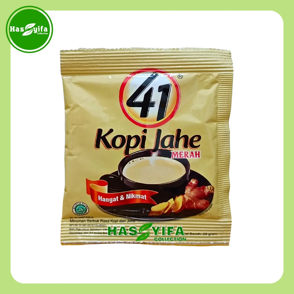 

Kopi Jahe Merah 41 Plus Herbal Kemasan Sachet