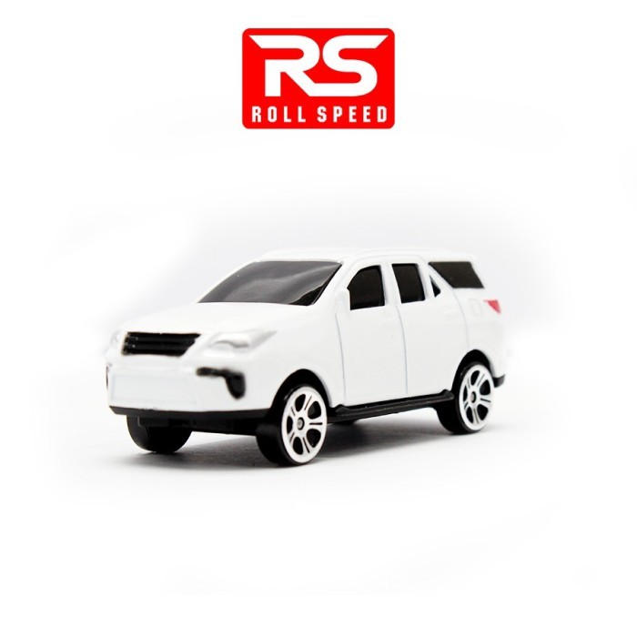 Diecast Metal 1:64 RS Roll Speed Toyota Fortuner Putih
