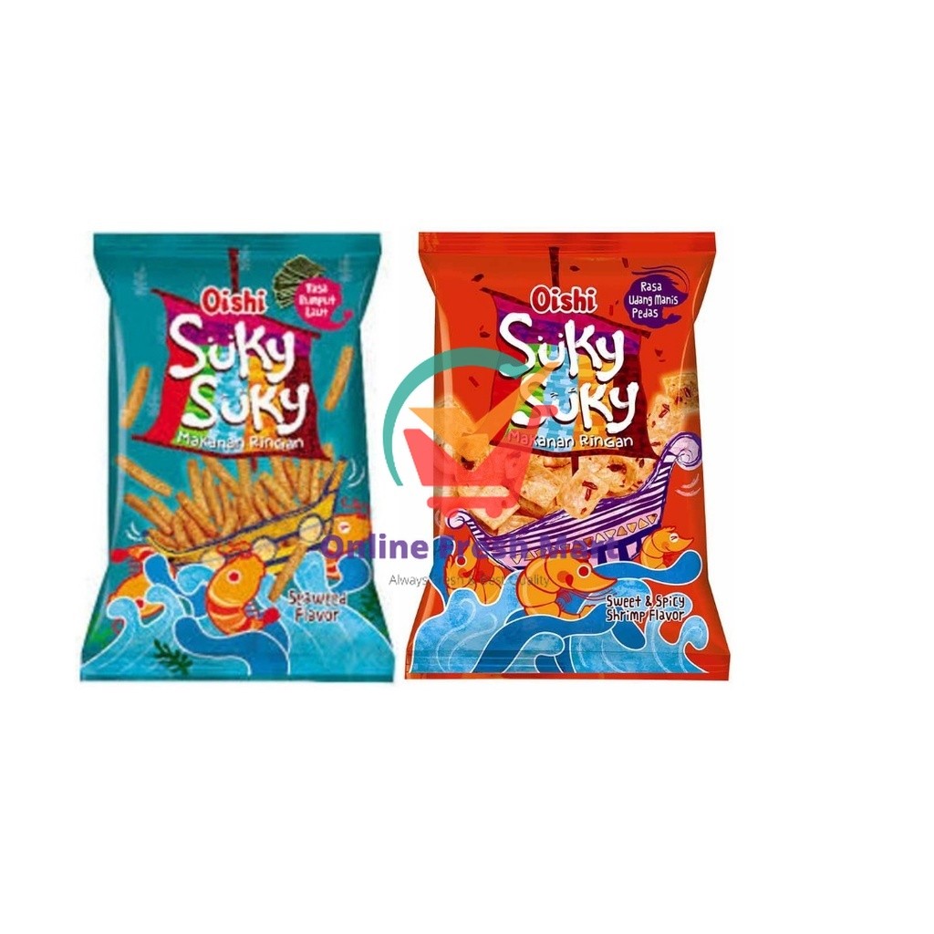 

Oishi Suky Suky 60g Udang Pedas Rumput Laut - Online Fresh Mart Denpasar