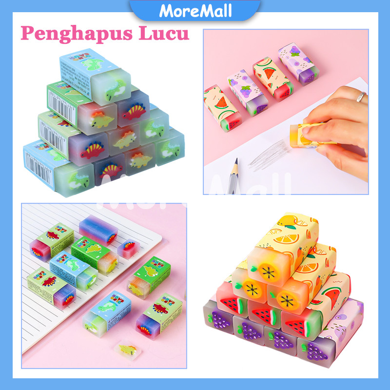 

Penghapus Lucu Karakter/Penghapus Pensil Motif Buah Dinosaurus