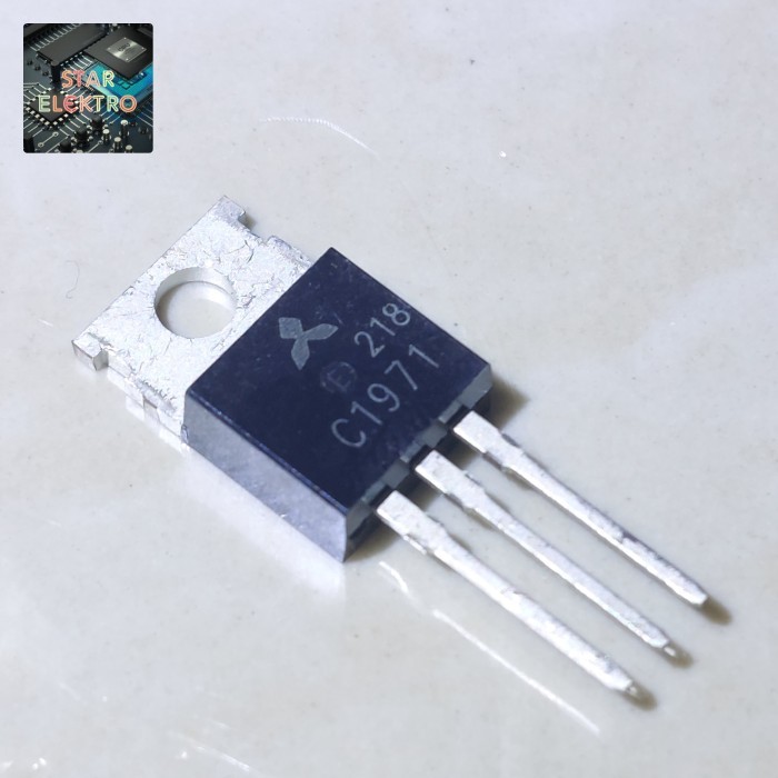 C1971 Ekonomis To-220 2SC1971 2SC 1971 Mitsubishi RF Power Transistor Silicon NPN Amplifier VHF