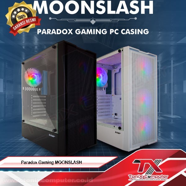 Paradox Gaming MOONSLASH m-ATX PC CASE | CASING MICRO ATX