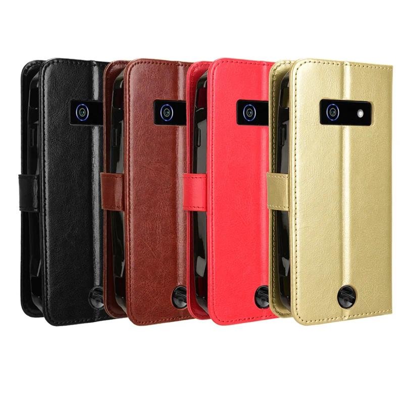 Flip Casing Kyocera DuraForce EX Case Luxury Luxury calf leather material Leather Cover Skin PU Suit