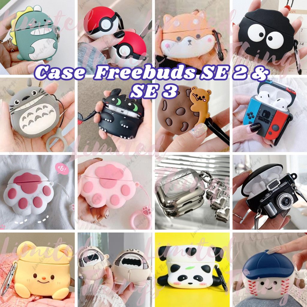 SOFT CASE Huawei Freebuds SE 2 Freebuds SE 3 Buds Case Retro Camera Character