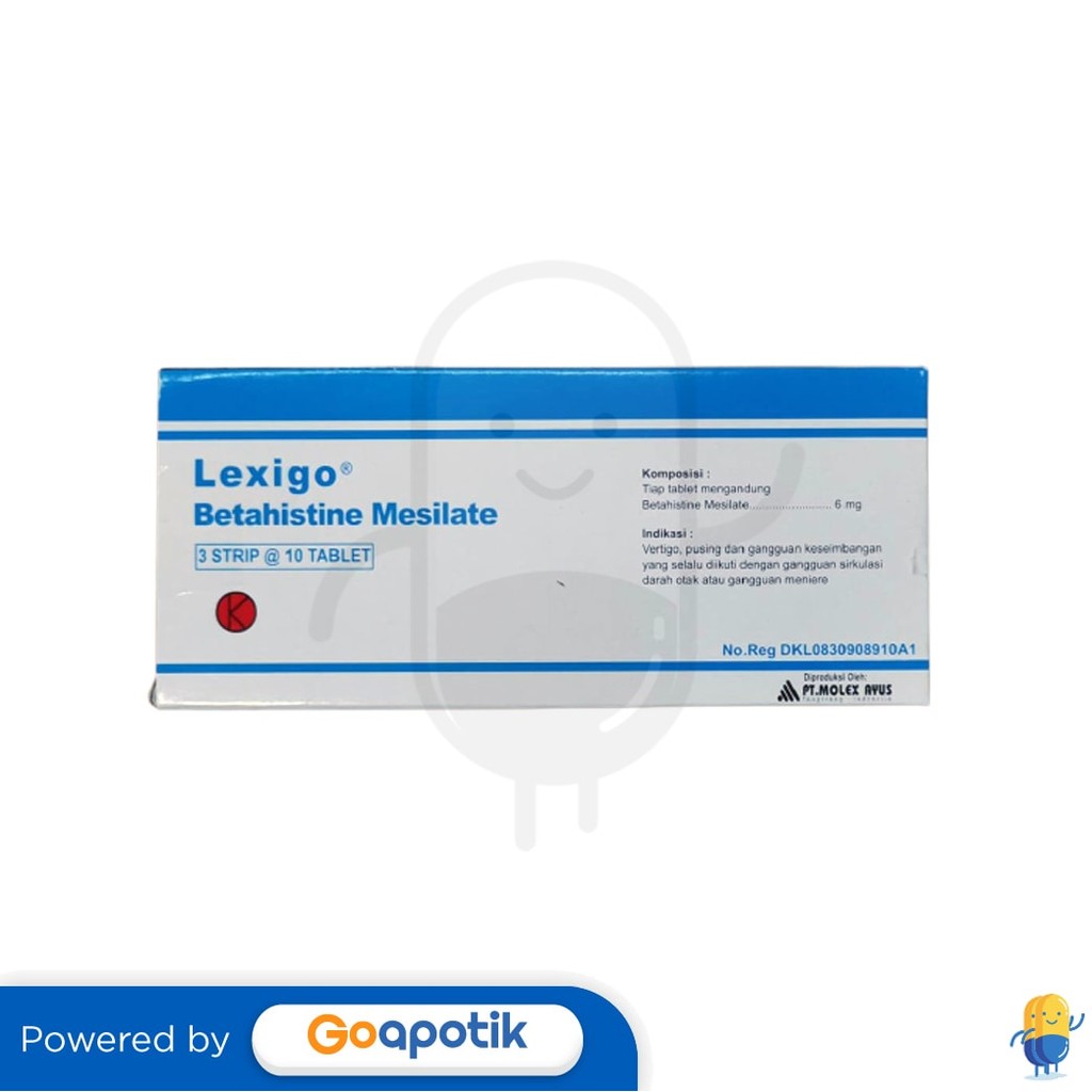 Lexigo 6 Mg Box 30 Tablet