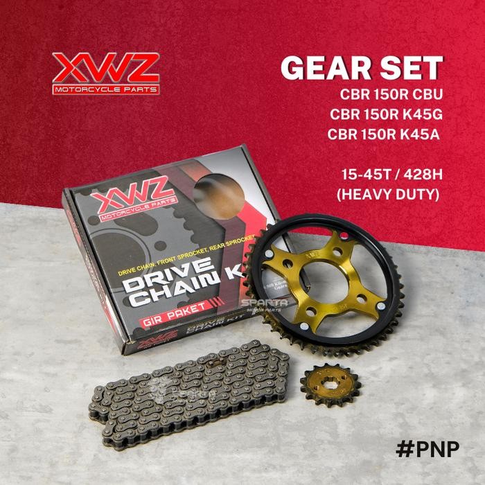 GEAR SET GIR PAKET CBR 150R K45A CBR 150 R K45G XWZ - CBR 150 R