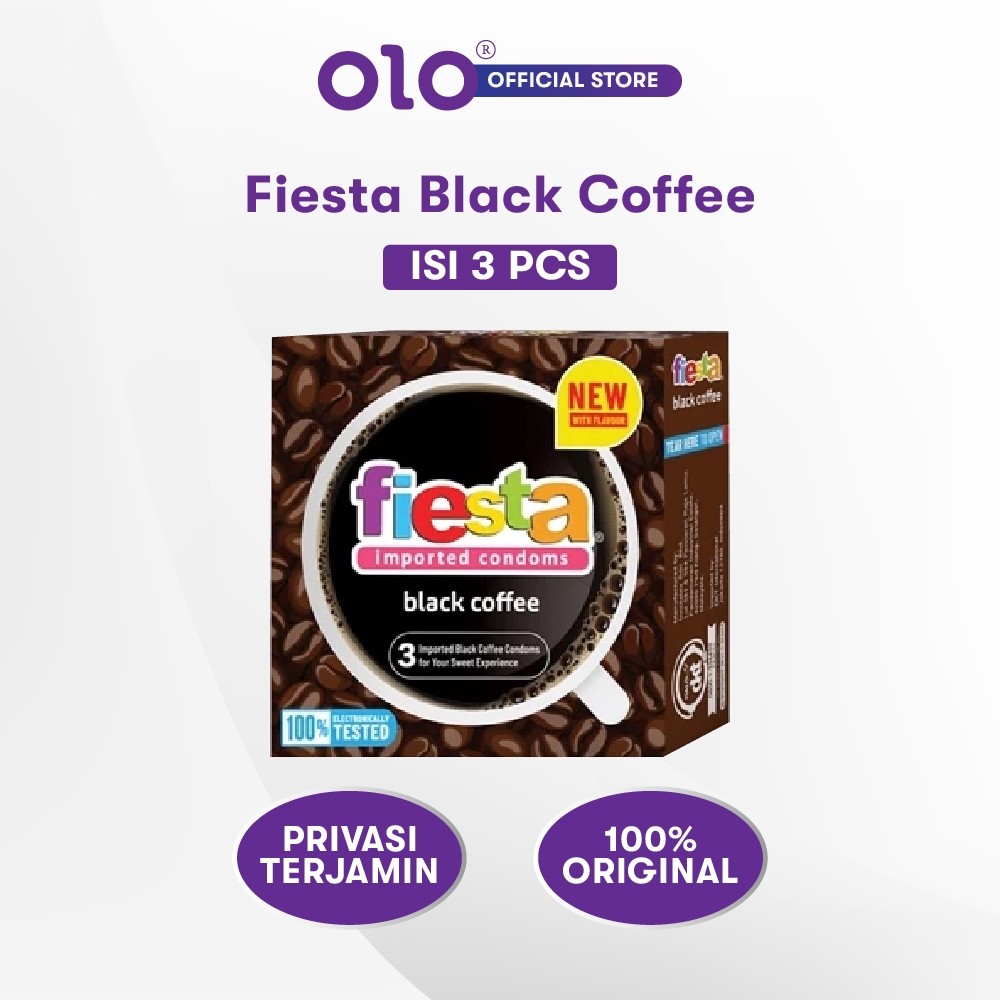 

konnnndddoooo Fiesta Rasa Black Coffee 1 Box isi 3 Pcs
