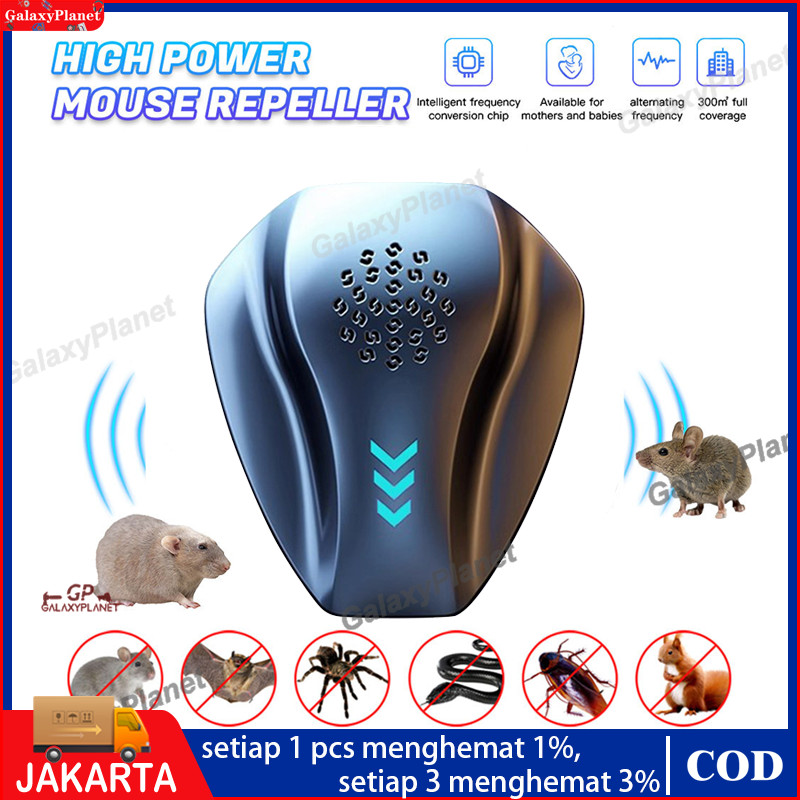 [20000 meter tanpa tikus] Pengusir Tikus Ultrasonik Anti Tikus Pengusir Tikus Ultrasonik Pengusir 4D